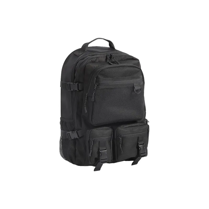 PULUWIRR Oxford Multi-Layer Storage Men's Business Bag Minimalist Style Soft Comfortable Regular Unisex Black-0