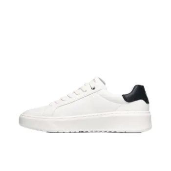 Skechers Street Cushioning Wear Resistant Low Top Skateboard Shoes Men's White
