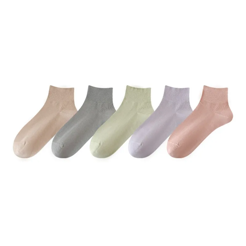MIIOW Mid Calf Socks Women's 5 Pack-24