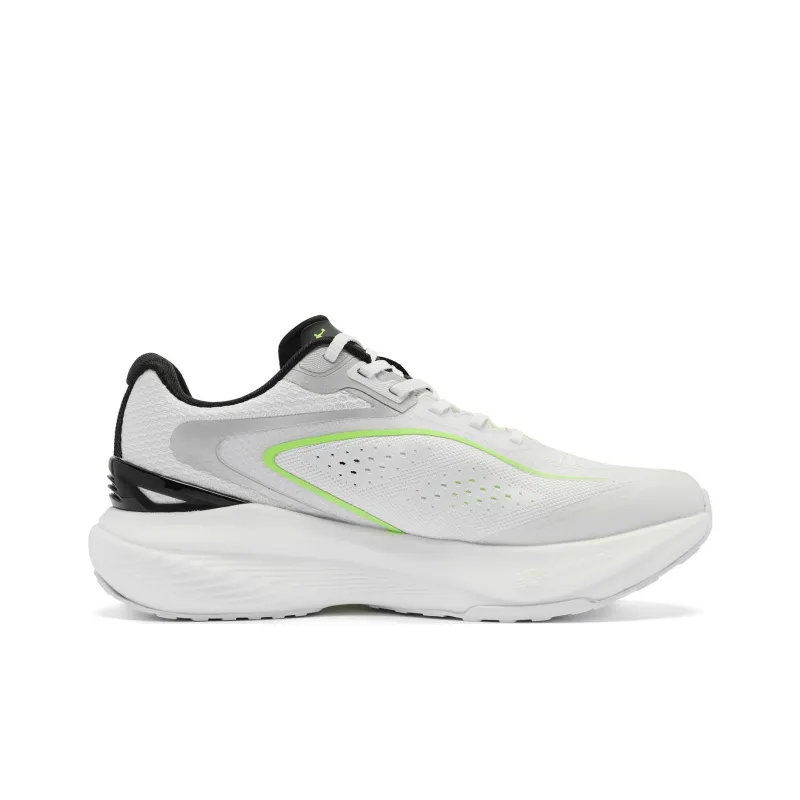 QIAODAN Shadow 1.0 Running Shoes Men Low Top Jordan White/Flying Shadow Green-1