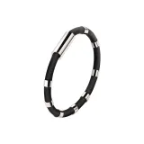 Eight-Loop Negative Ion Energy Balance Sports Bracelet-Black