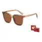 Champagne Frame with Tea Brown Lens Polarized Lens+Present Box (TY0030-1LW)