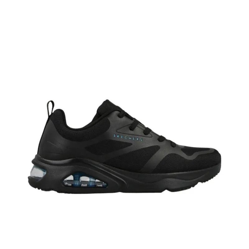 Skechers Street Abrasion Resistant Breathable Low Top Air Cushion Casual Running Shoes Men's Black-1