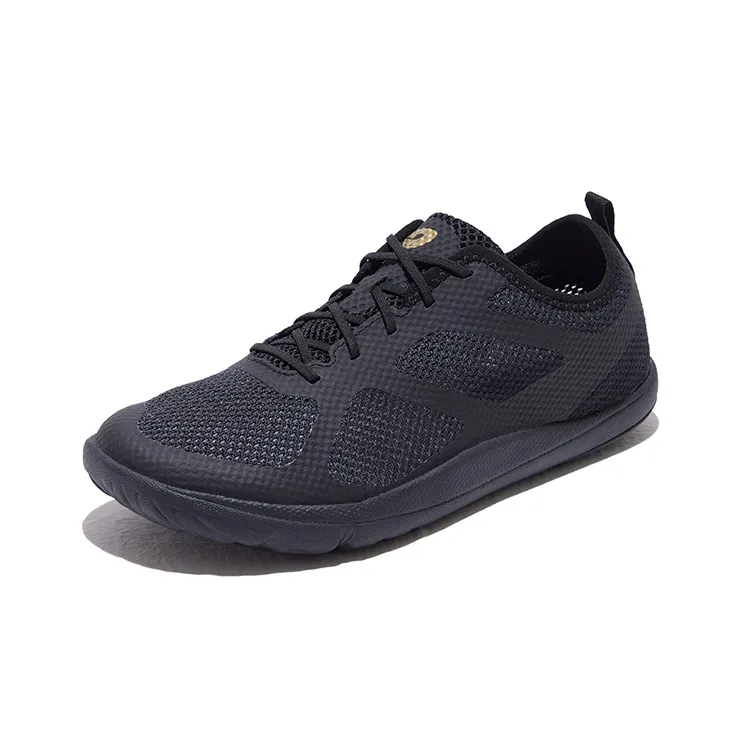 HOT POTATO Breathable Coverage Lightweight Low Top Casual Running Shoes Unisex Black-1