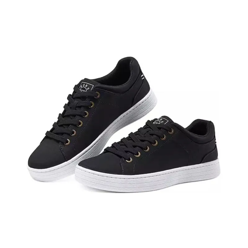 Skechers Bob's Wear resistant And Lightweight Low Top Canvas Shoes Men's Black-3