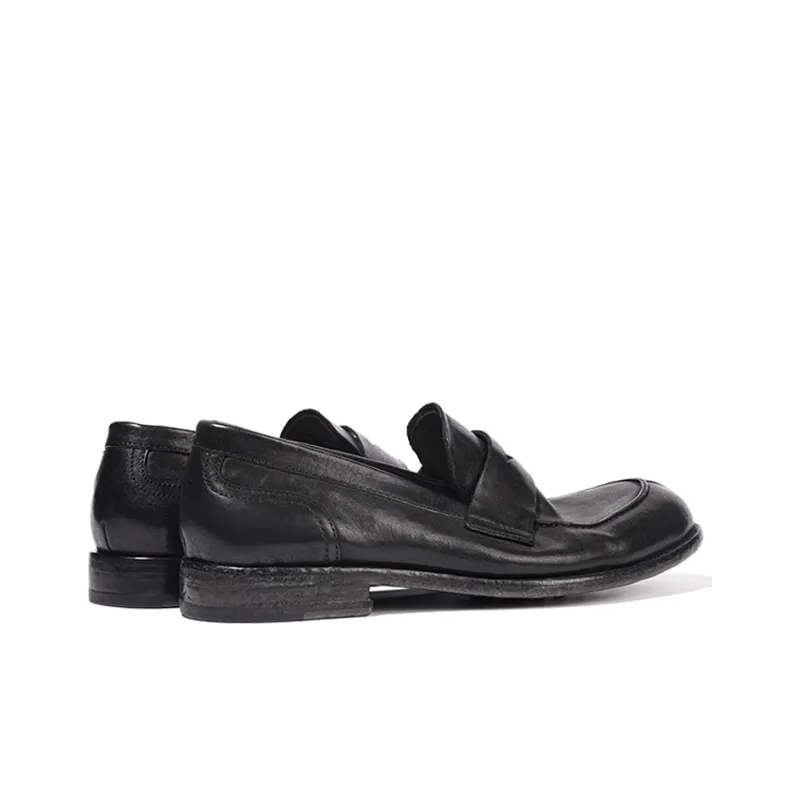 Vibram X Dreambox Loafers Men Black/Morandi Green-4