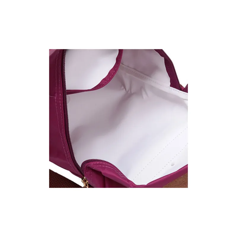 LONGCHAMP Le Pliage Recycled Canvas Backpack Medium Size Women's Purple-4
