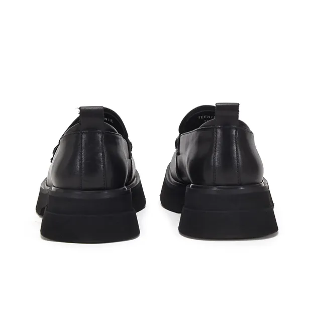 Teenie Weenie Loafers Women's Black/Ivory White-2