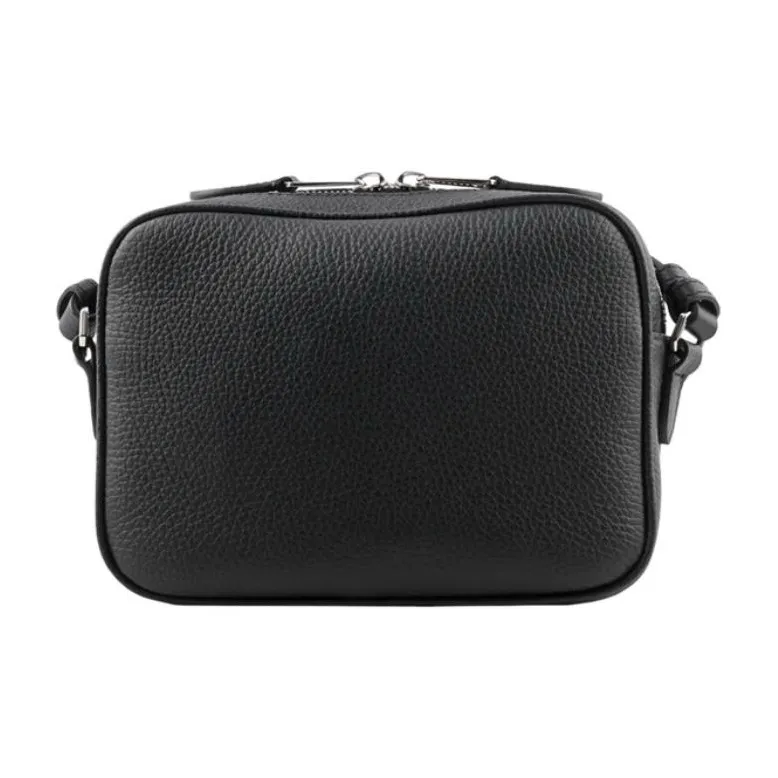 Burberry Leather Shoulder Bag, Crossbody Bag Women's Black-5