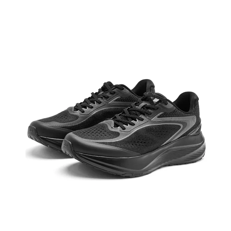 QIAODAN Shadow 1.0 Anti Slip Wear Resistant Low Top CHIO PRO HP Midsole Technology Training Running Shoes Men's Black-2