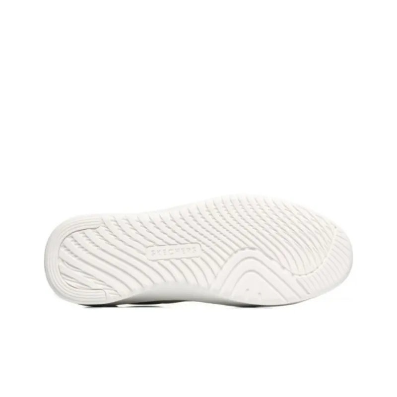 Skechers Street Cushioning Wear Resistant Low Top Skateboard Shoes Men's White-5