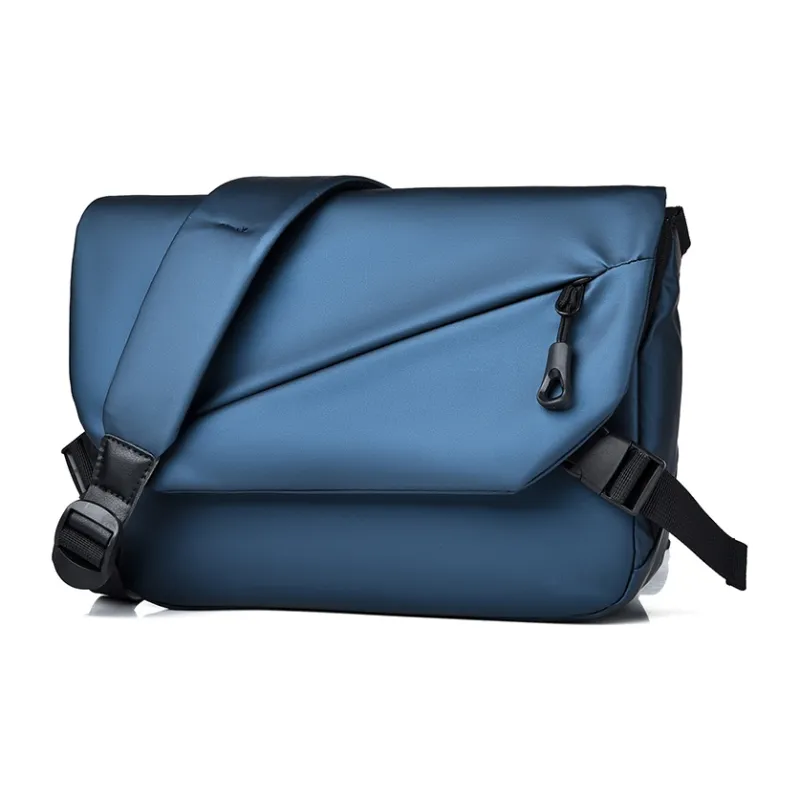 Venerable Brahma Abrasion Resistant Material Shoulder Bag, Crossbody Bag Men's Black/Gray/Blue-15