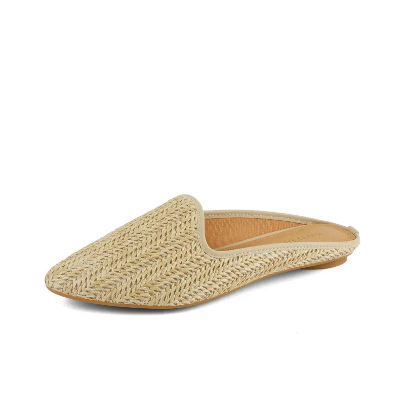 Kacey Devlin Rubber Sole Woven Slip Resistant Closed Toe Slippers Women's-12
