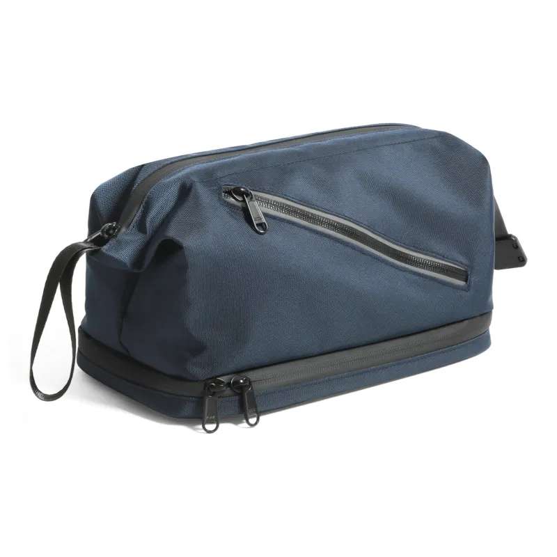 DOSRFINI Oxford Toiletry Bag Medium Size Unisex Black/Blue/Gray-1