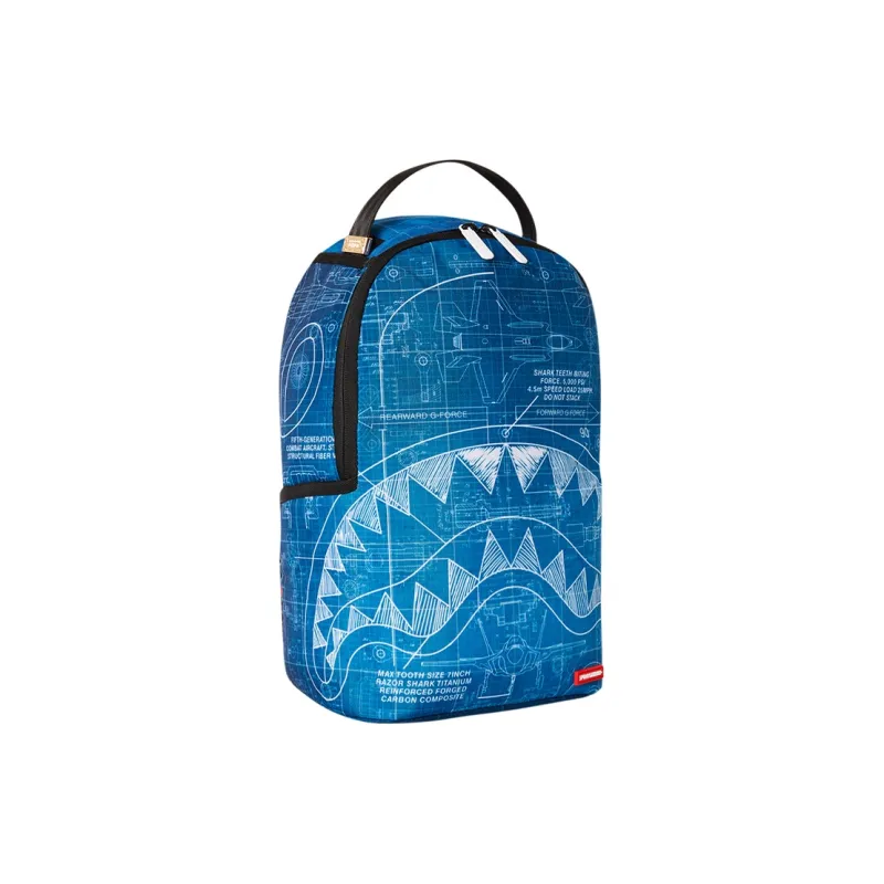 SPRAYGROUND Fabric Backpack Mini Unisex Blue-2