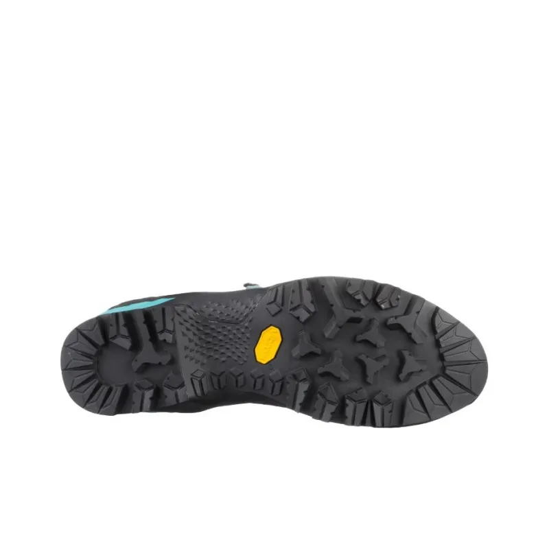 SALEWA GORE-TEX Anti-Slip And Wear-Resistant Water-Resistant Mid-Top Trekking Shoes Women's Black-4