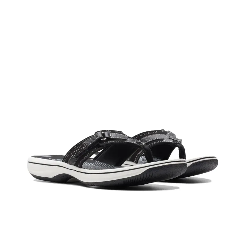 Clarks Flip Flops Women's Black-2