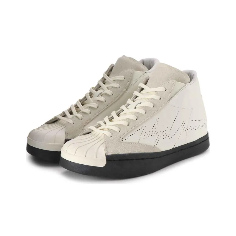 Adidas x Yohji Yamamoto High-Top Skateboard Shoes Men's White-2