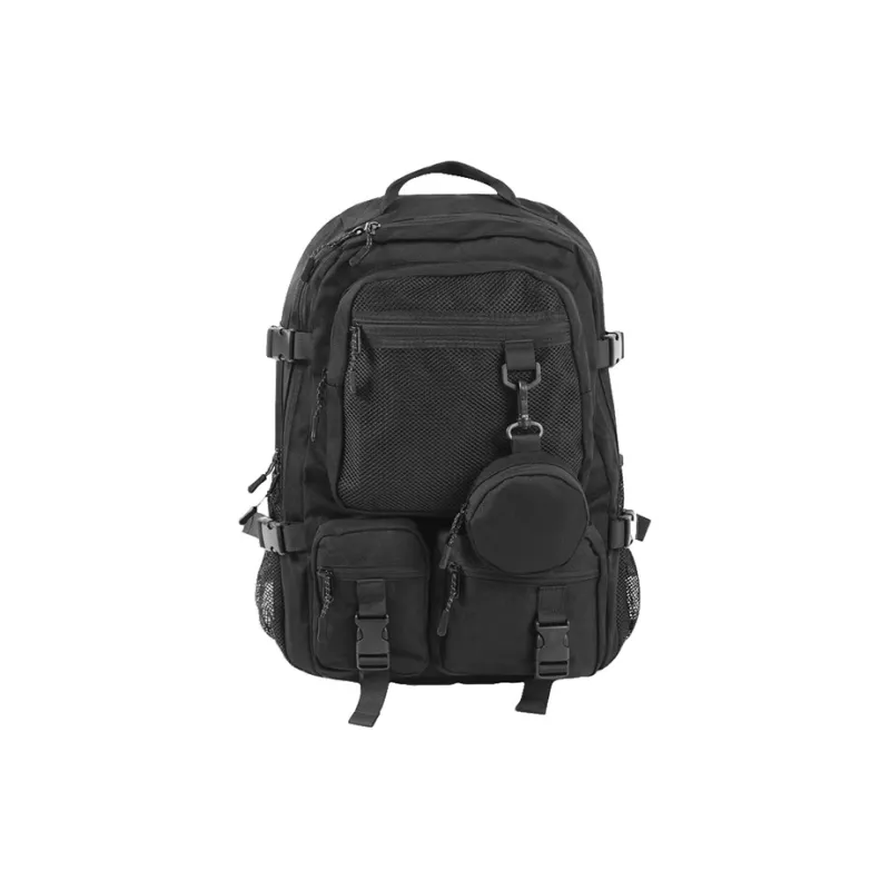 PULUWIRR Oxford Multi-Layer Storage Men's Business Bag Minimalist Style Soft Comfortable Regular Unisex Black-1