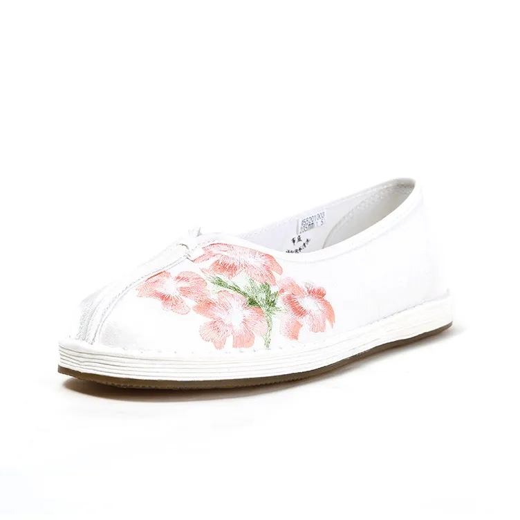 Old Meihua Casual Single Shoes Women's White-1