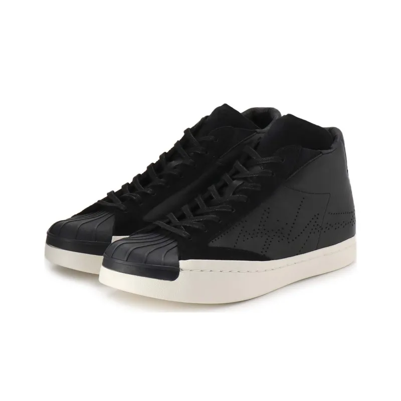 Adidas x Yohji Yamamoto High-Top Skateboard Shoes Men's Black-2