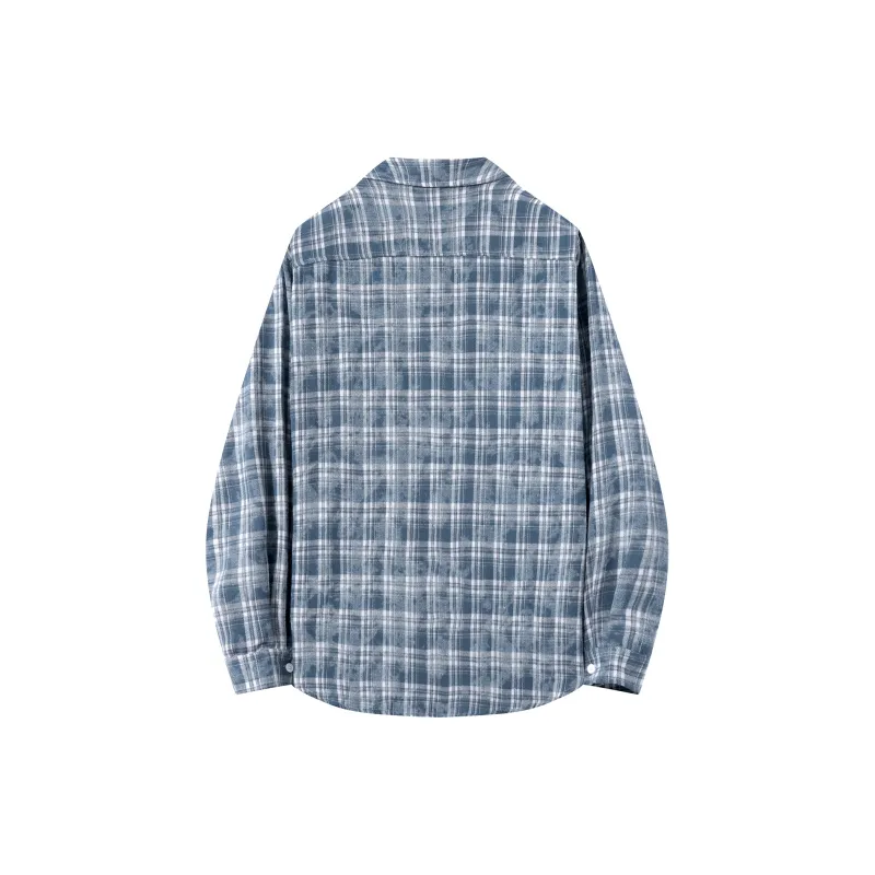 The Simpsons Shirt Unisex Blue Plaid-1