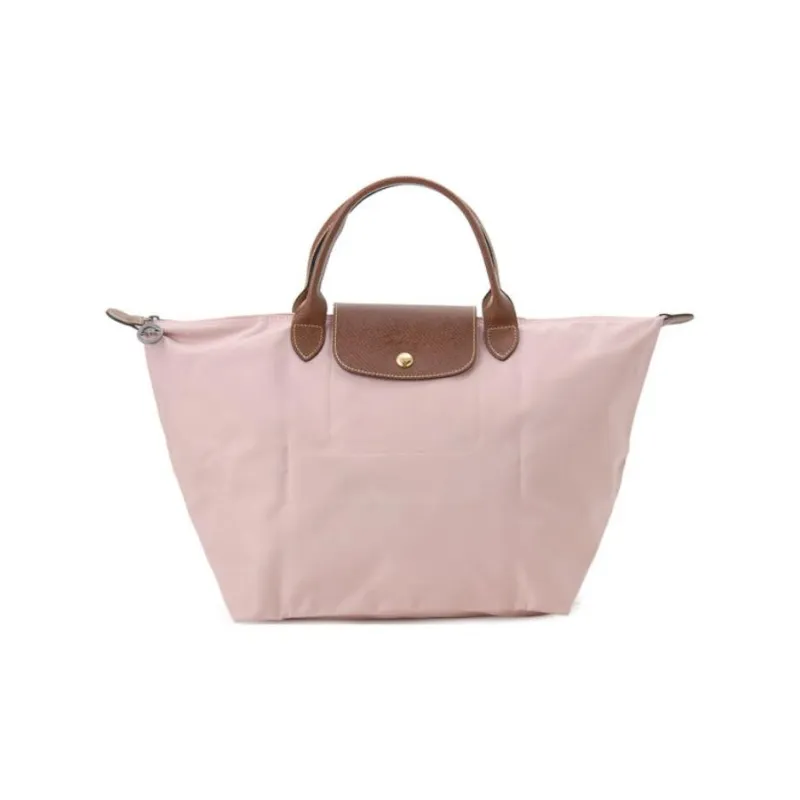 LONGCHAMP Le Pliage Nylon Dumpling Bag Handbags Medium Size Women's Pink-1