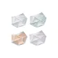4 Pack (White+Light Green+Light Orange Pink)