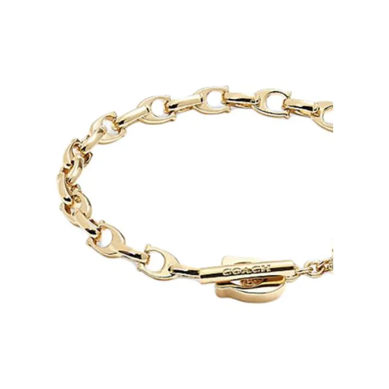 COACH Copper Bracelets Unisex Gold-1