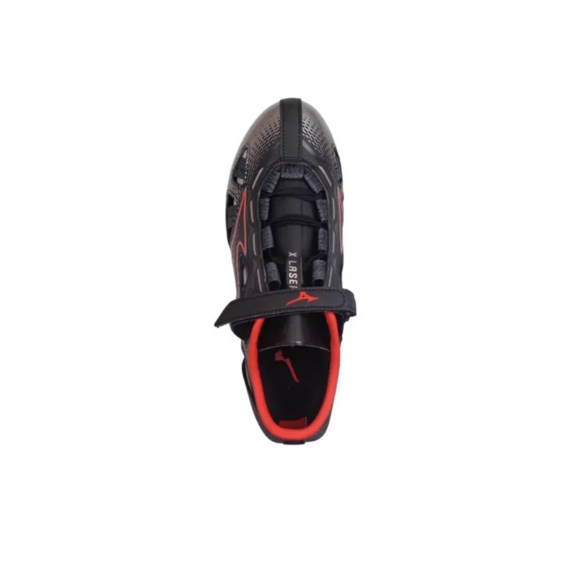 Laser Next x Mizuno Cushioning, Slip Resistant, Abrasion Resistant, Breathable Low Top Running Shoes Unisex Black Red-2