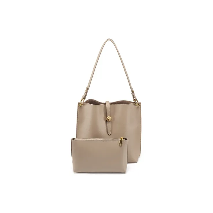 YOCAMU Genuine Leather Tote Bag Shopping Bag Portable Crossbody Bag Shoulder Bag Women's Multicolor-7