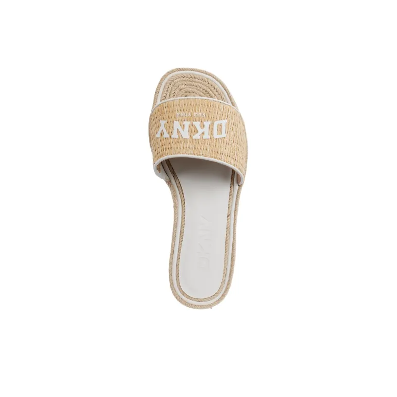 DKNY Slide Slippers Women's White-4