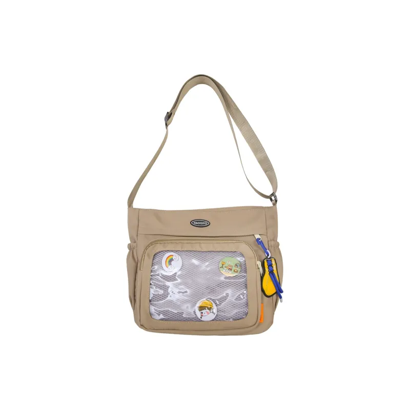 Alcohol Dragon Nylon With PVC Shoulder Bag, Crossbody Bag Unisex-14