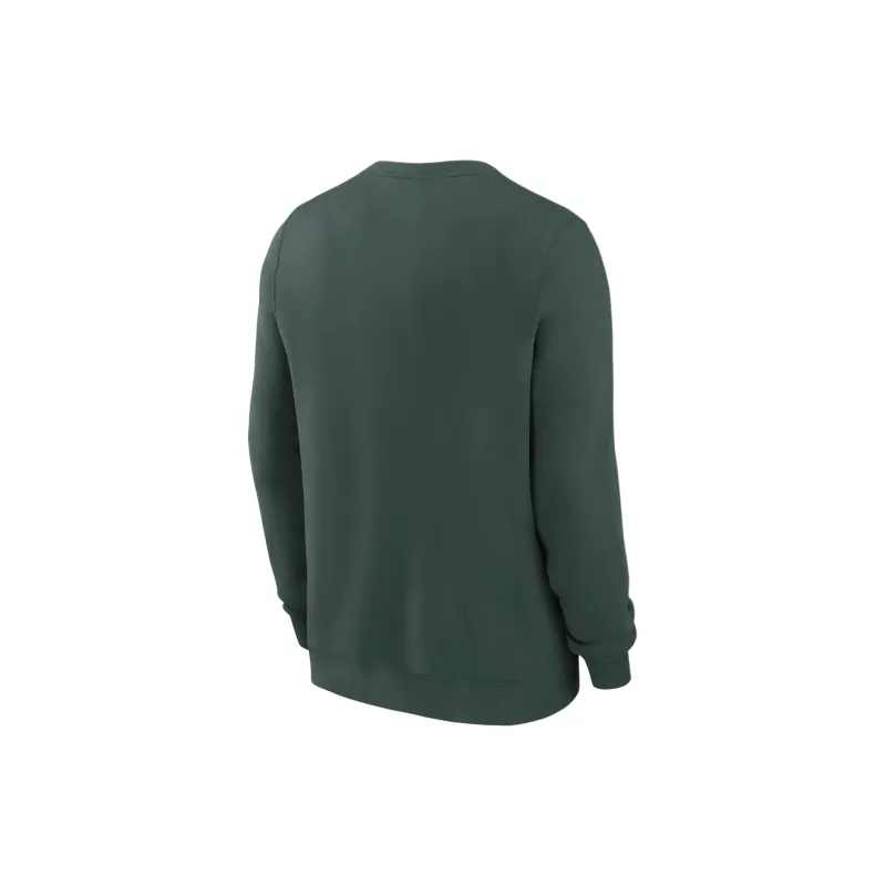 Nike Michigan State Spartans Primetime Evergreen Logo Men's Nike College Pullover Crew-1