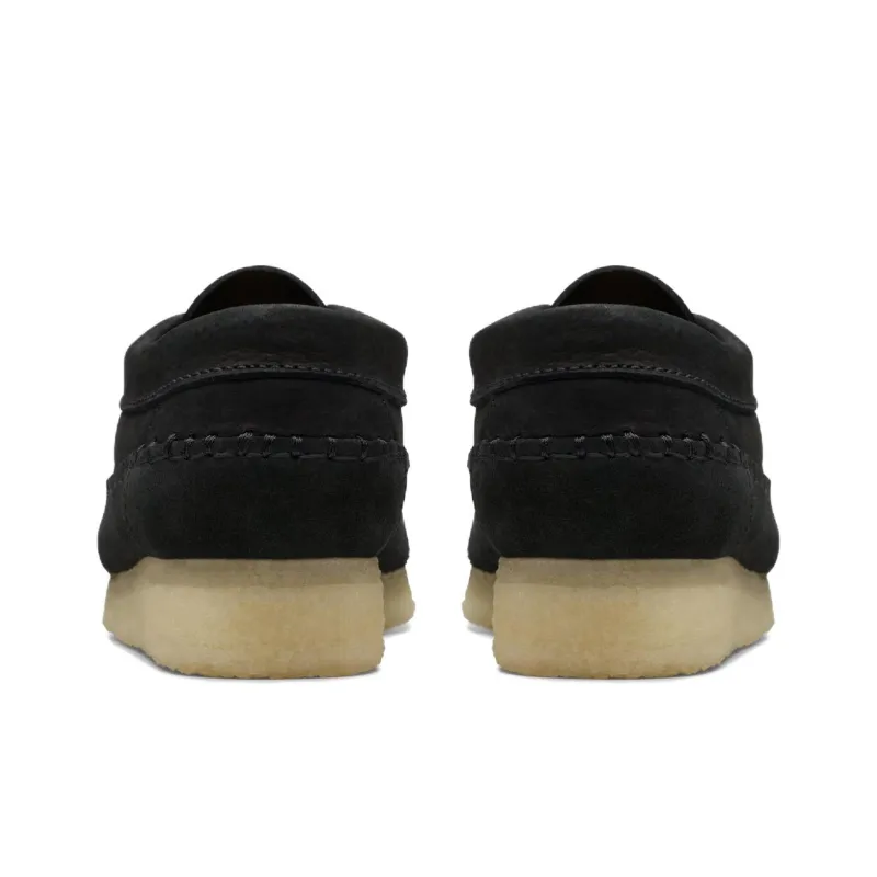 Clarks Originals Weaver Tie Black Suede Women's-4