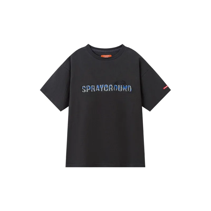 SPRAYGROUND Crew Neck Short Sleeved T Shirts Unisex-13