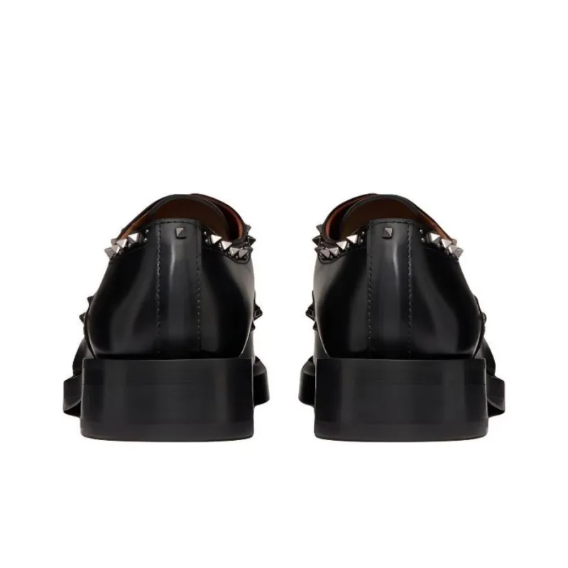 Valentino Rockstud Leather Brogues Women's-3