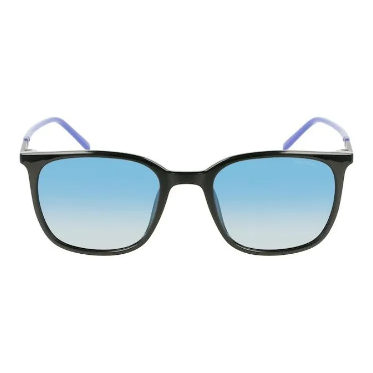 NAUTICA Metal Square Sunglasses Unisex Black-1
