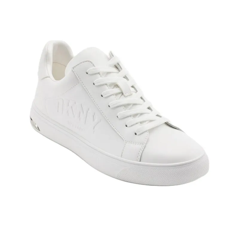 DKNY Low-Top Skateboard Shoes Women's White-2