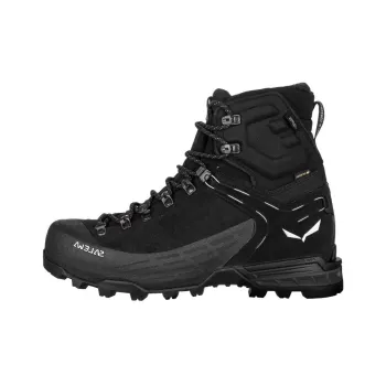 SALEWA ORTLES ASCENT MID GORE-TEX Anti-Slip And Wear-Resistant Water-Resistant High-Top Trekking Shoes Men's Black
