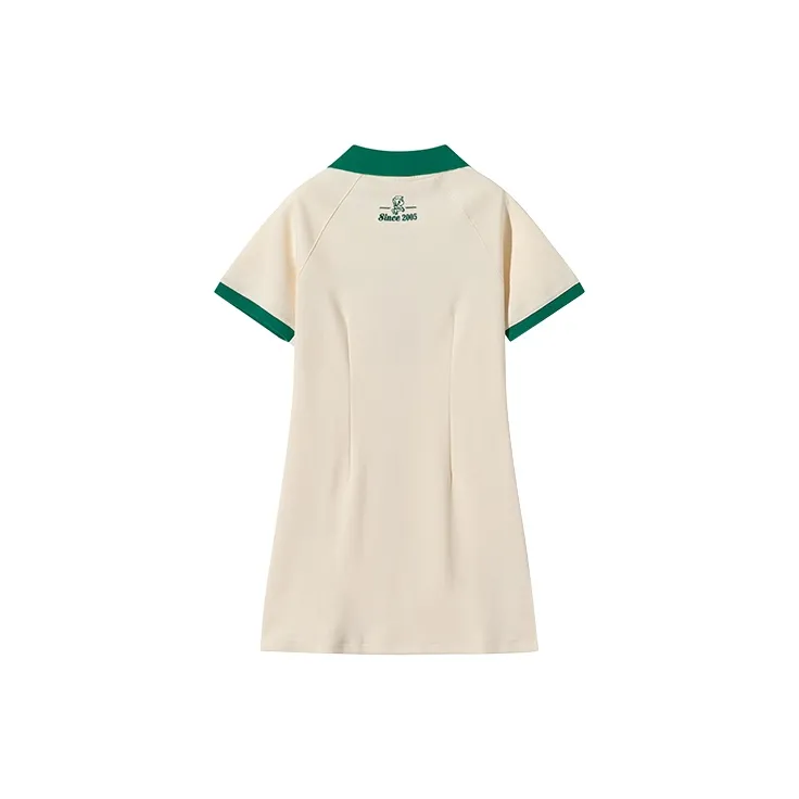 Tokidoki Short Sleeved Dresses Women's Ecru-1