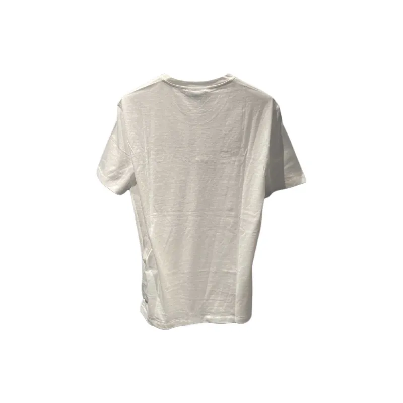VERSACE Logo Letter Embroidered Casual Crew Neck Short-Sleeved T-Shirt T-Shirt Women's White-1