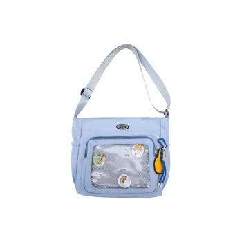 Alcohol Dragon Nylon With PVC Shoulder Bag, Crossbody Bag Unisex