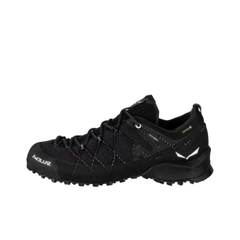 SALEWA WILDFIRE 2 GORE-TEX Anti-Slip And Wear-Resistant Water-Resistant Low-Top Trekking Shoes Women's Black-0