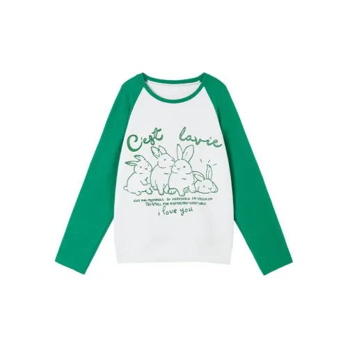 URLAZH Sweatshirts Women's Emerald Green