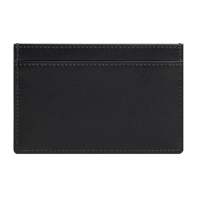 CELINE Triomphe Cow Leather Card Holder, Wallet, Card Holder Regular Unisex Black-1