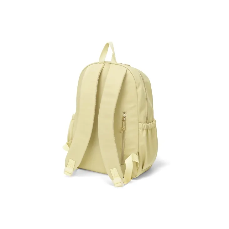 Simvay Clos Fabric Backpack Backpack Hiking Bag Large Size Women's Custard-3