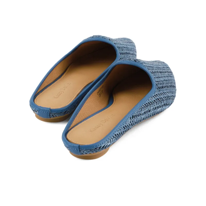 Kacey Devlin Rubber Sole Woven Slip Resistant Closed Toe Slippers Women's-10