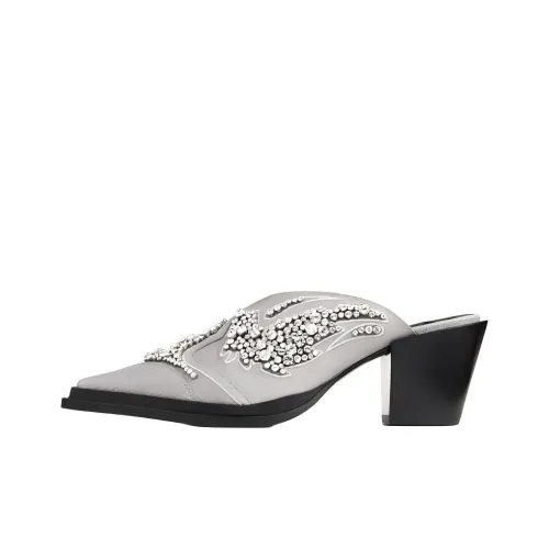 Jimmy Choo Cece 60mm Glitter Mules