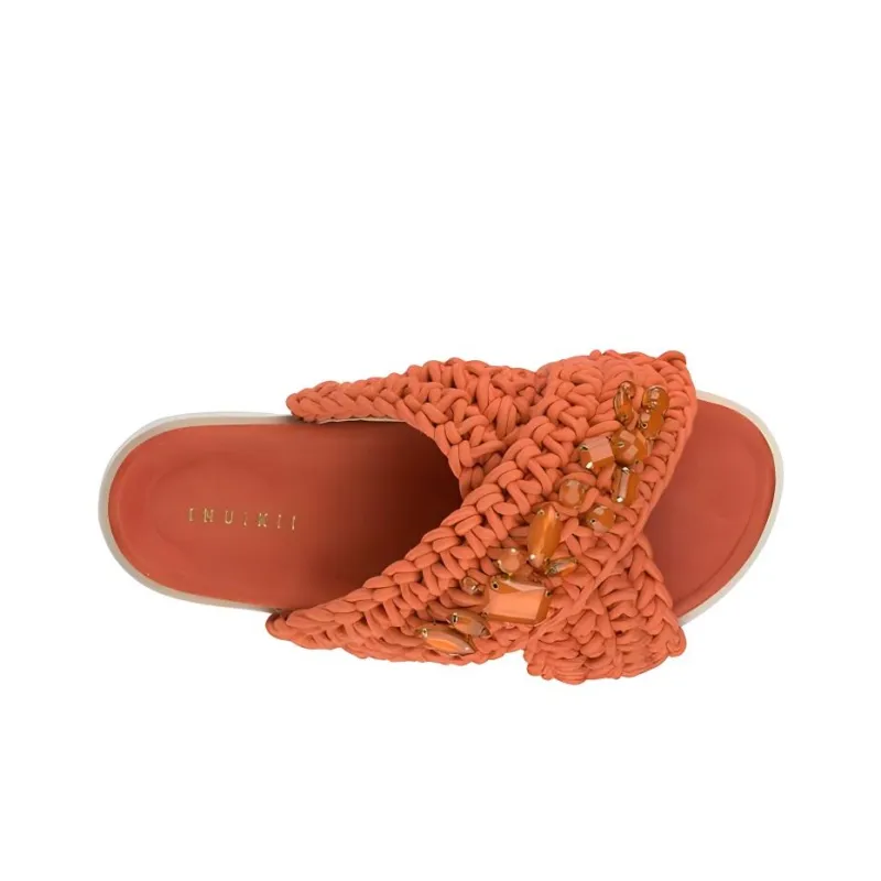 Inuikii Slide Slippers Women's Orange-2